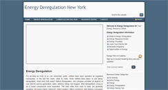 Desktop Screenshot of energyderegulationnewyork.com