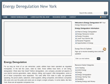 Tablet Screenshot of energyderegulationnewyork.com